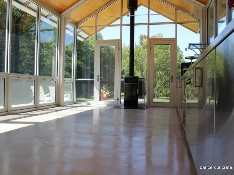 Residential Polished Concrete Floor