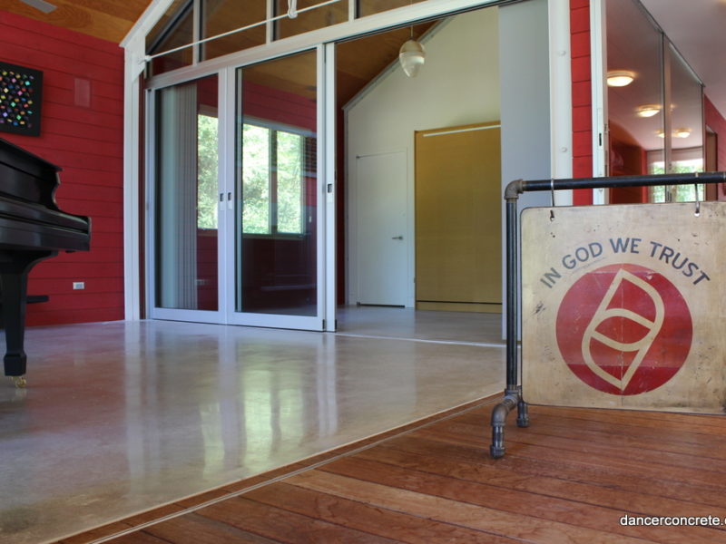 Residential Polished Concrete Floor Buffalo Michigan