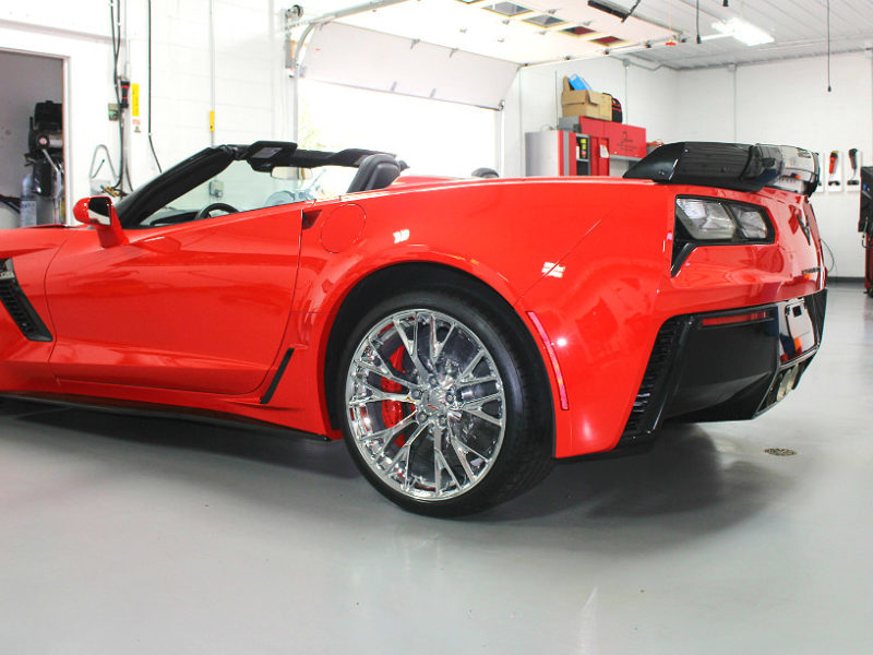 Solid Epoxy flooring Shine Premiere Auto Detailing Van Wert, Ohio