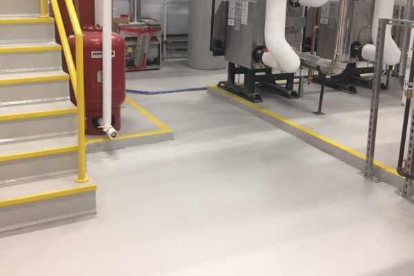 Epoxy floor Coating with Grit