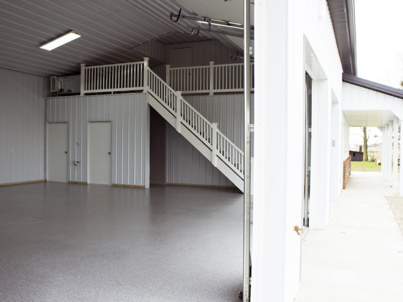 Epoxy Floor coating pole barn Huntington, IN