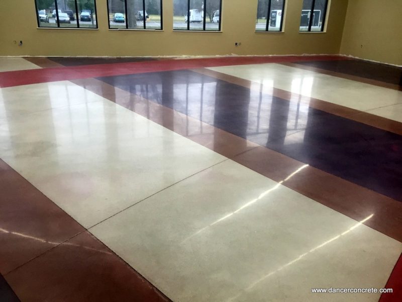 Ancilla College concrete floor project