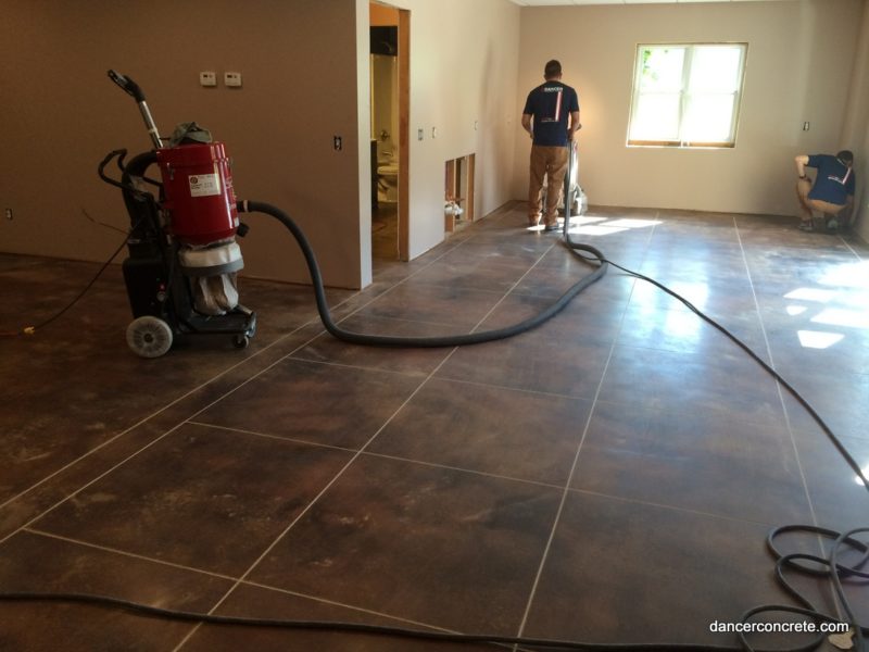 Concrete Polishing Residential Project Jonesville