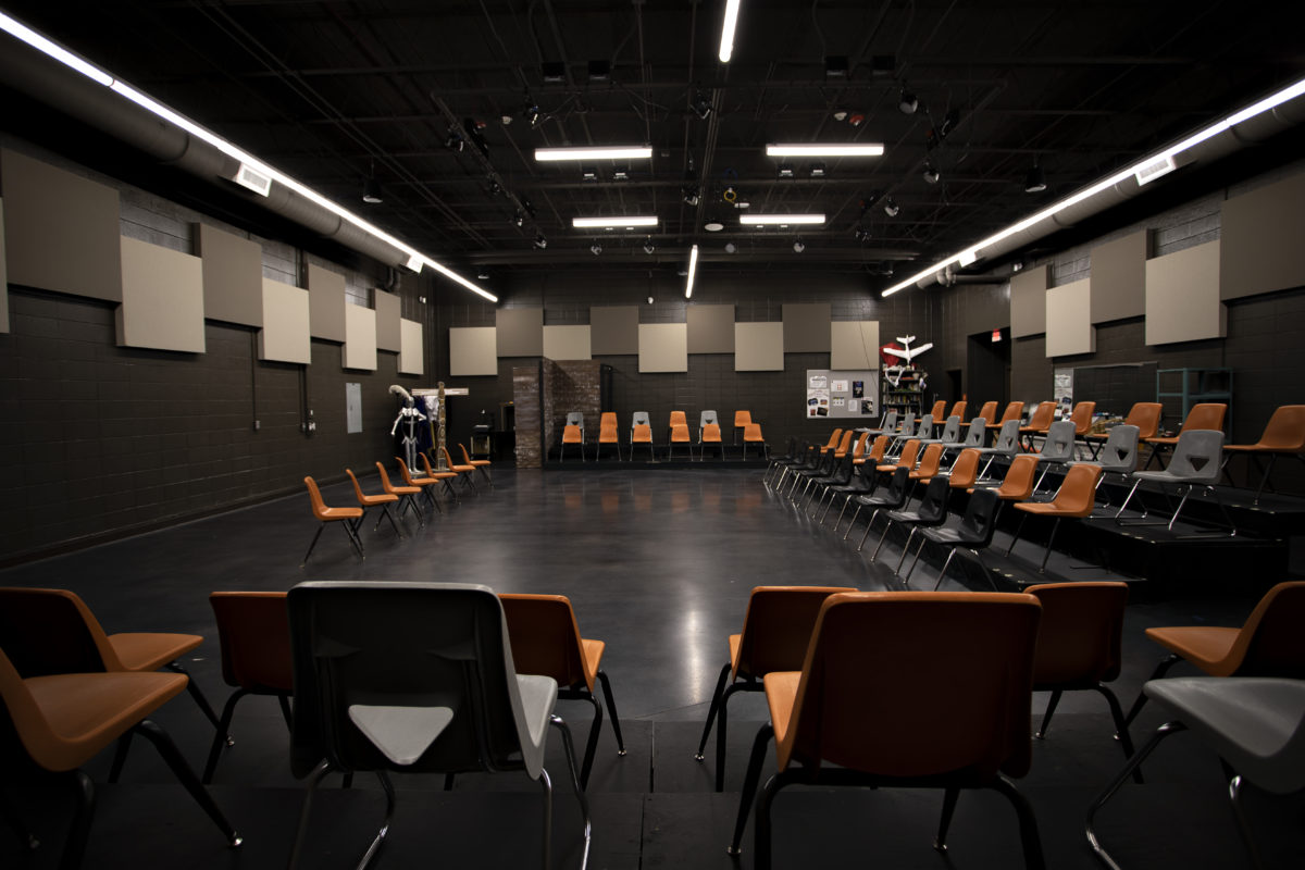 Drama Room at Northrop High School - DANCER | Commercial Polished ...