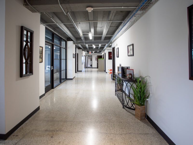 HELLER HOMES TERRAZZO hallway