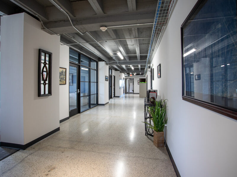 HELLER HOMES TERRAZZO hallway