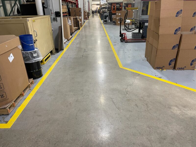 Polished Concrete Industrial Floor Indiana