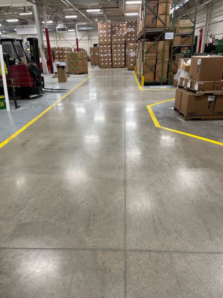 Polished Concrete Industrial Floor Indiana 2582