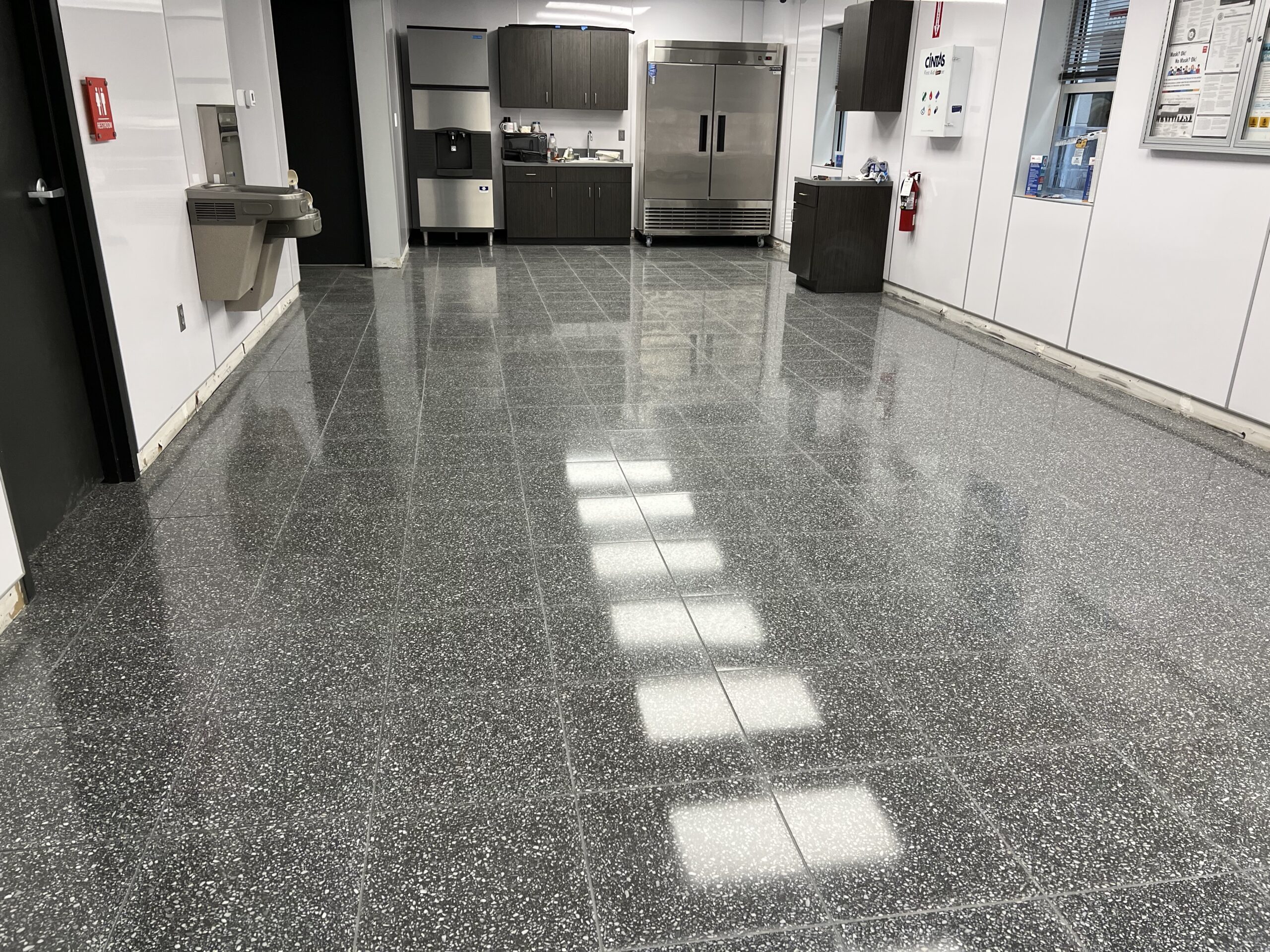 Polishing Terrazzo Tile - DANCER | Commercial Polished Concrete Floors ...