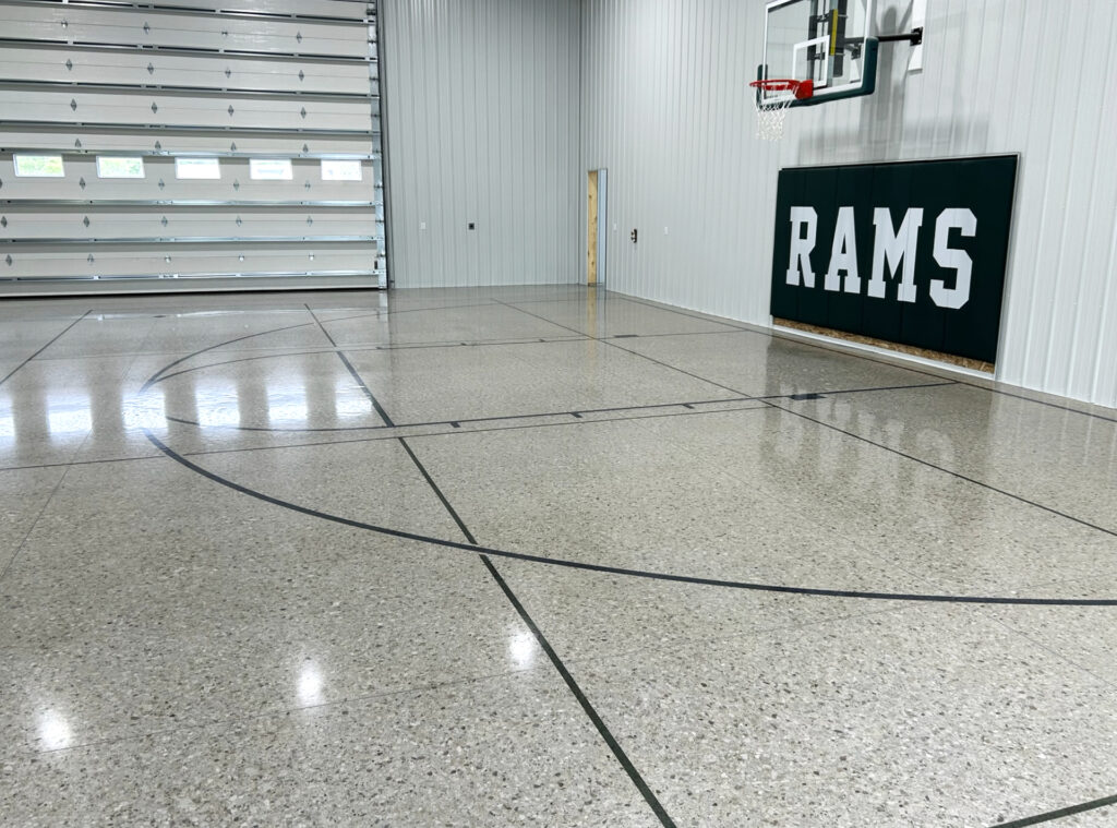 DANCER StrongTread Court+ Polished and Dyed Concrete