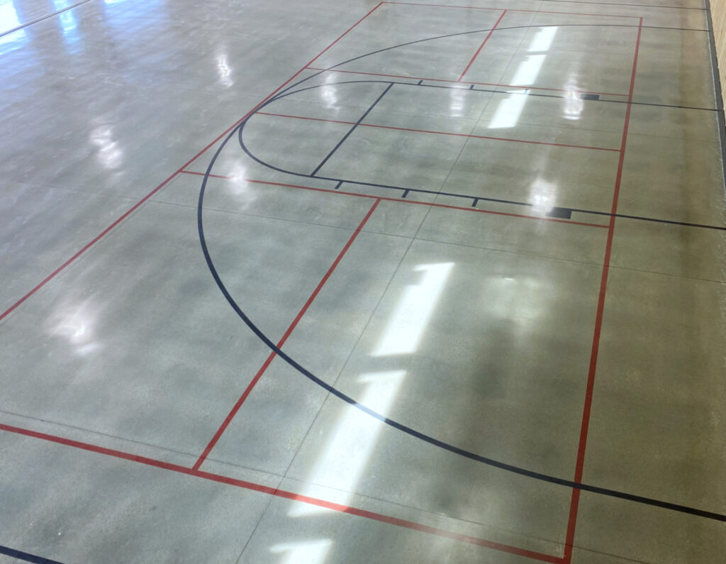 DANCER StrongTread Court+ Polished and Dyed Concrete