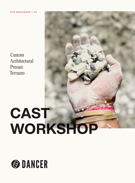 DANCER CAST Workshop, The Workshop | 26. Custom architectural precast terrazzo. Made in Indiana, shipped across the country.