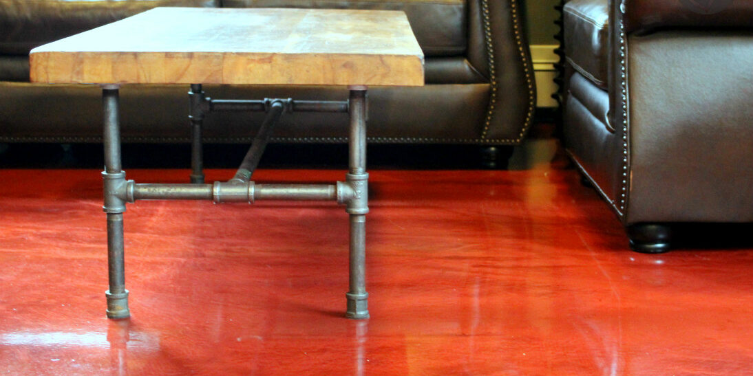 Merlot Metallic Epoxy Floor